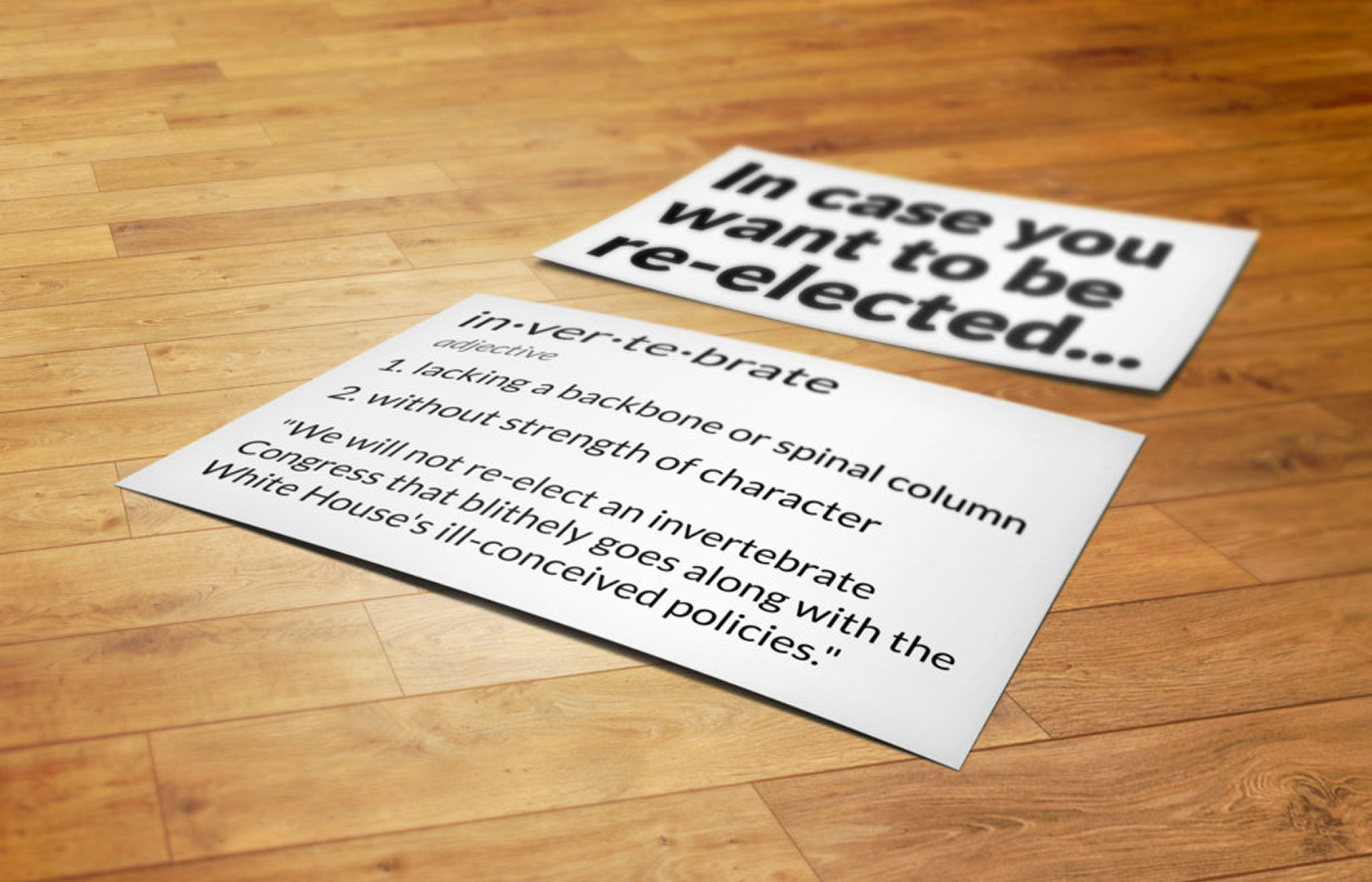 Big Lies In Politics: The Ineffective Form Letter