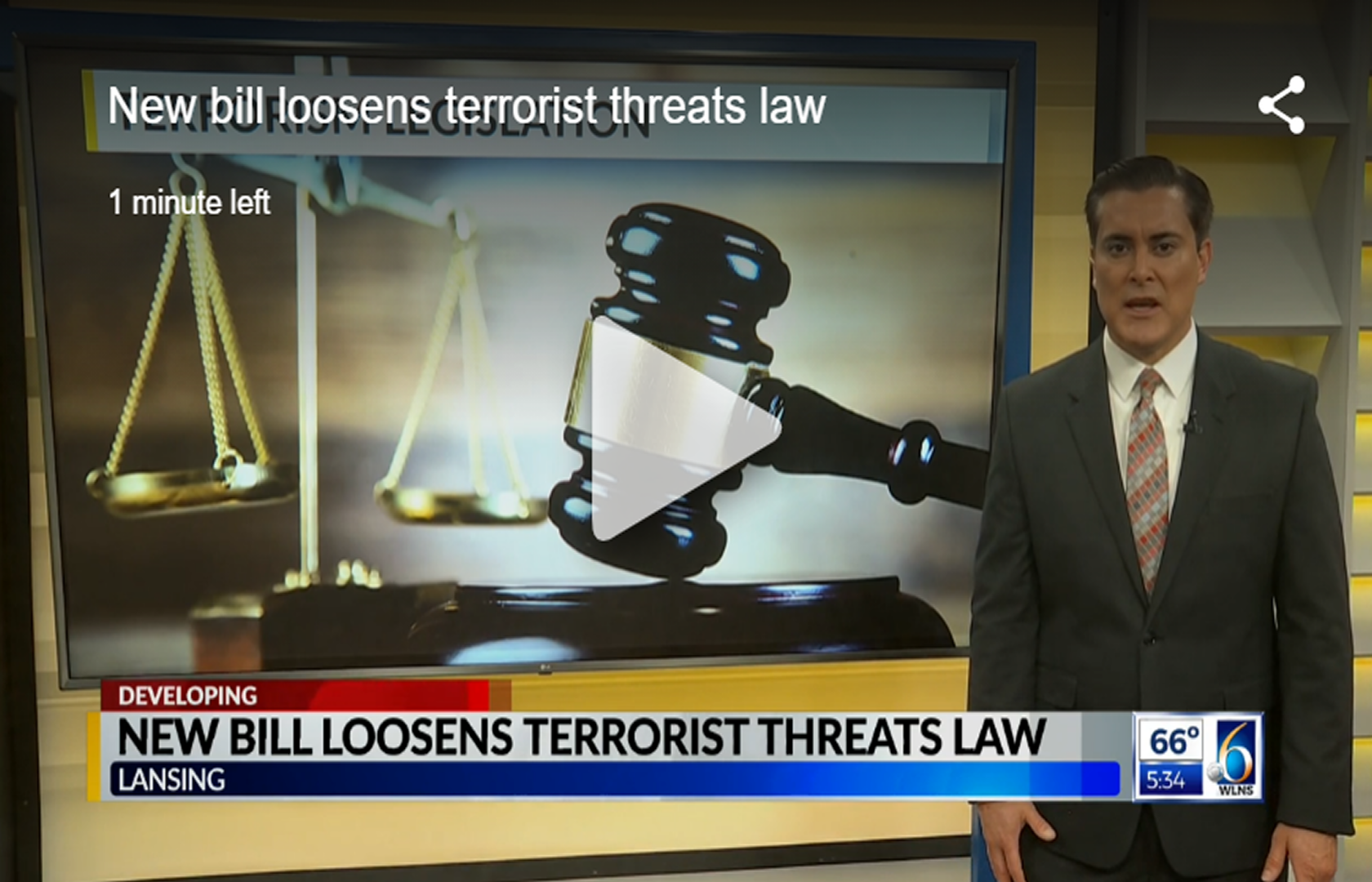 Lansing TV News Lies About Lucas Gerhard