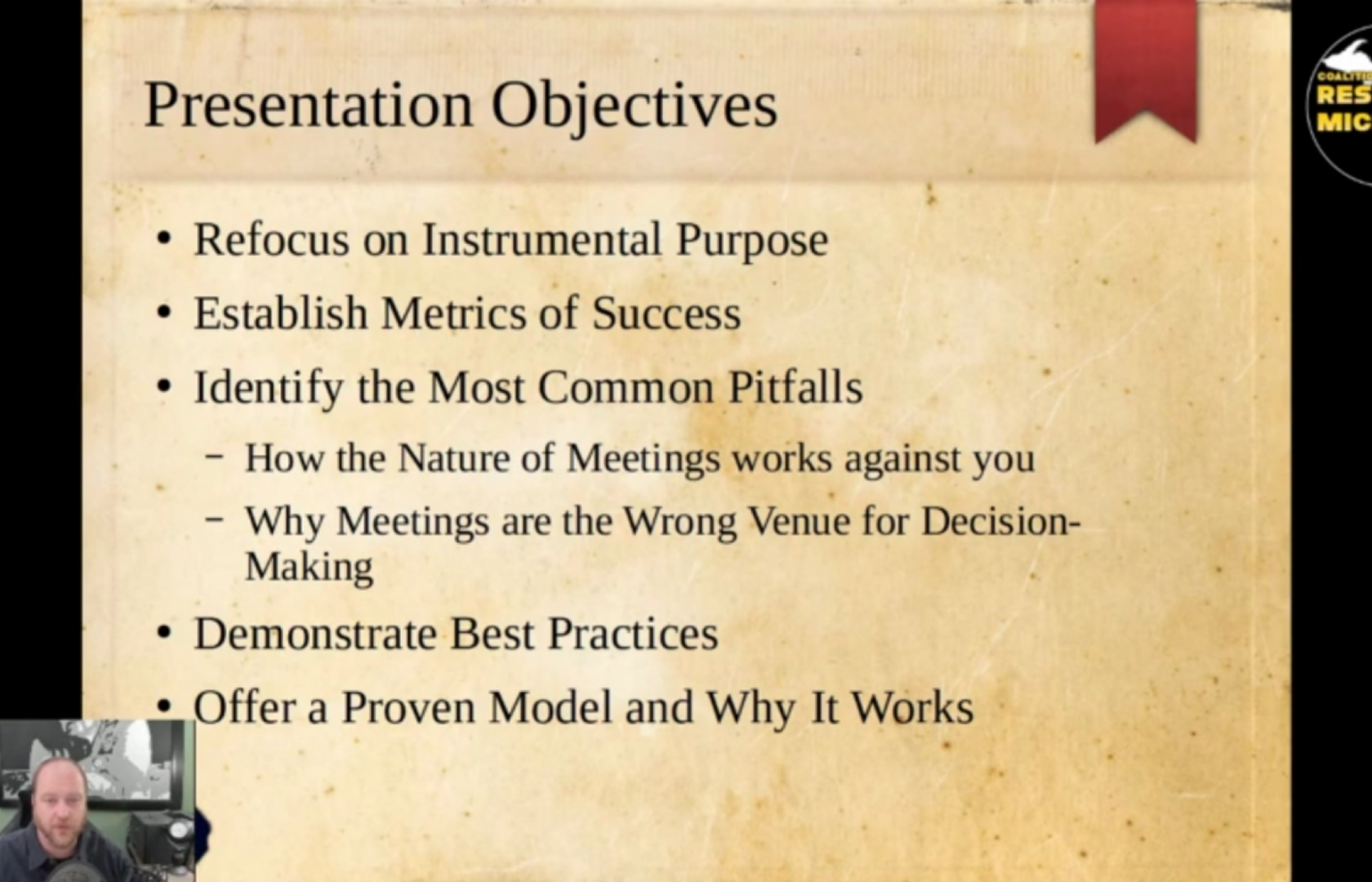 How To Run Effective Political Meetings